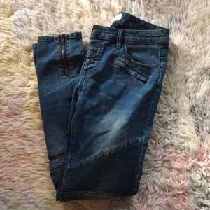 Free People Moto Jeans
